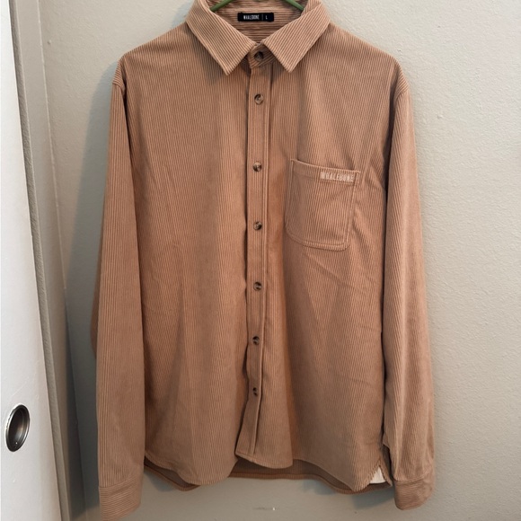 Men’s Corduroy Button Down Shirt - Picture 1 of 9